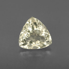 Quarzo Giallo limone naturale da 1.81 ct, Taglio trillion, VVS