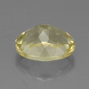 Quarzo naturale giallo da 3,67 ct, taglio ovale, VVS
