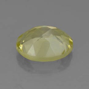 Quarzo naturale giallo da 3,22 ct, taglio ovale, VVS-VS