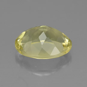 Quarzo naturale giallo da 3,19 ct, taglio ovale, VVS-VS