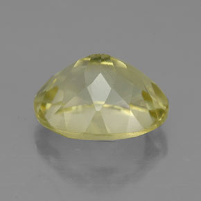 Quarzo naturale giallo da 3,59 ct, taglio ovale, VVS-VS