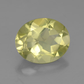 Quarzo naturale giallo da 3,00 ct, taglio ovale, VS