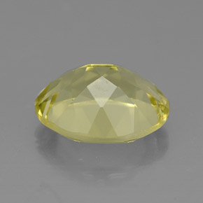 Quarzo naturale giallo da 3,34 ct, taglio ovale, VVS