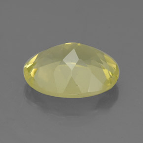 Quarzo naturale giallo da 3,10 ct, taglio ovale, VVS-VS