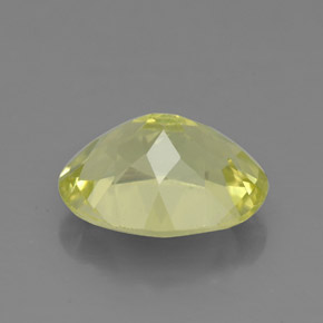 Quarzo naturale giallo da 2,99 ct, taglio ovale, VS