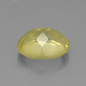 Quarzo naturale giallo da 3,51 ct, taglio ovale, VS