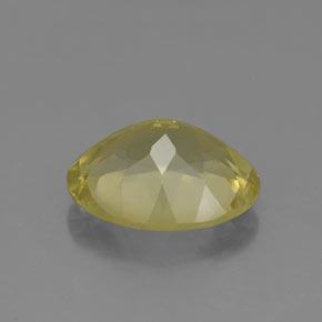 Quarzo naturale giallo da 2,79 ct, taglio ovale, VVS-VS
