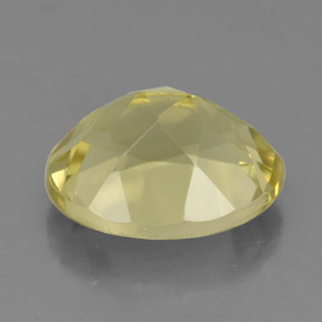 Quarzo naturale giallo da 3,43 ct, taglio ovale, VS