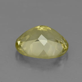 Quarzo naturale giallo da 3,22 ct, taglio ovale, VVS-VS