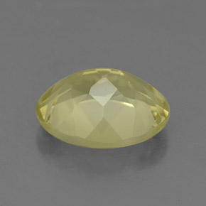 Quarzo naturale giallo da 3,18 ct, taglio ovale, VS
