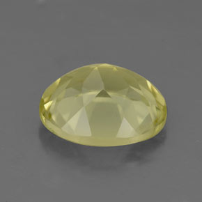 Quarzo naturale giallo da 3,28 ct, taglio ovale, VS