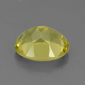 Quarzo naturale giallo da 3,31 ct, taglio ovale, VS