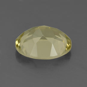 Quarzo naturale giallo da 3,17 ct, taglio ovale, VS