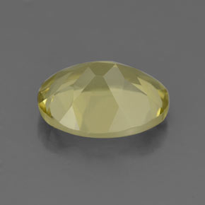 Quarzo naturale giallo da 3,11 ct, taglio ovale, VS