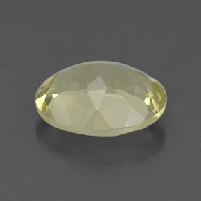 Quarzo naturale giallo da 3,18 ct, taglio ovale, VVS-VS