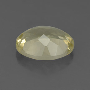Quarzo naturale giallo da 3,28 ct, taglio ovale, VS