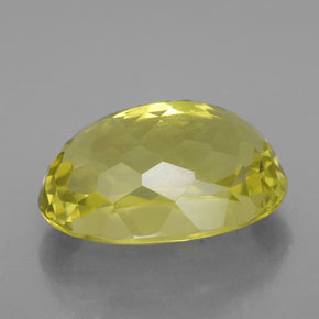 Quarzo naturale giallo da 10,25 ct, taglio ovale, VVS-VS
