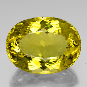 Quarzo Giallo ricco naturale da 87.30 ct, Taglio ovale, VVS