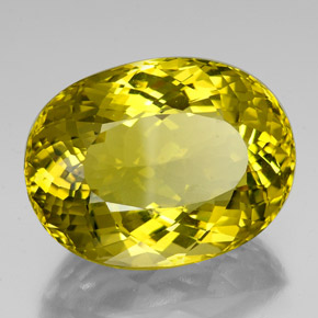 Quarzo Giallo ricco naturale da 87.30 ct, Taglio ovale, VVS