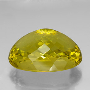 Quarzo Giallo ricco naturale da 87.30 ct, Taglio ovale, VVS