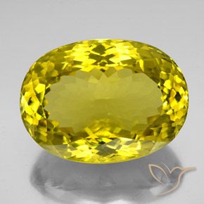 Quarzo Giallo ricco naturale da 161.15 ct, Ovale, VVS