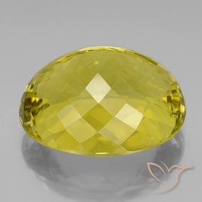 Quarzo Giallo ricco naturale da 152.35 ct, Ovale, VVS