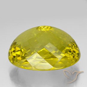 Quarzo Giallo Ananas naturale da 171.65 ct, Ovale, VVS-VS