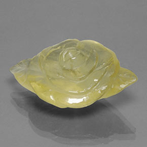 Quarzo naturale giallo da 28,30 ct, trasparente, trasparente/traslucido