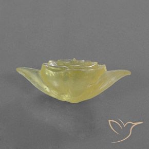 Quarzo Giallo Miele Molto Chiaro naturale da 46.46 ct, Taglio a fantasia, Trasparente/Traslucido