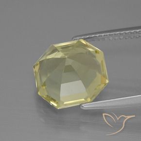 Quarzo Laguna Gialla naturale da 5.60 ct, Ottagonale / Taglio smeraldo, VVS-VS