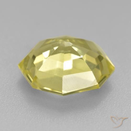 Quarzo Giallo medio-chiaro naturale da 5.01 ct, Ottagonale / Taglio smeraldo, VS