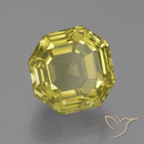 Quarzo Giallo Ananas naturale da 17.30 ct, Ottagonale / Taglio smeraldo, VVS