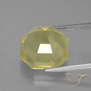 Quarzo Laguna Gialla naturale da 11.10 ct, Ottagonale / Taglio smeraldo, VS