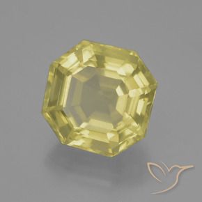 Quarzo Laguna Gialla naturale da 10.29 ct, Ottagonale / Taglio smeraldo, VS