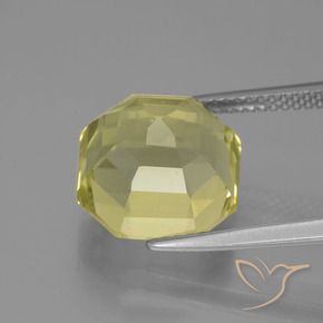 Quarzo Laguna Gialla naturale da 5.57 ct, Ottagonale / Taglio smeraldo, VVS