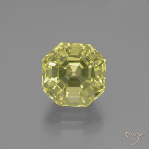 Quarzo Giallo chiaro naturale da 4.55 ct, Ottagonale / Taglio smeraldo, VVS