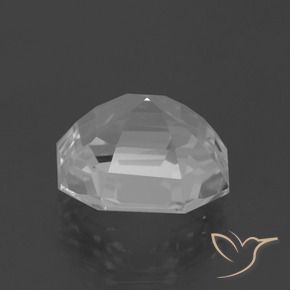 Quarzo Bianco trasparente naturale da 11.33 ct, Ottagonale / Taglio smeraldo, VVS