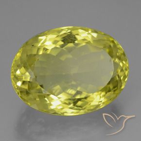 Quarzo Giallo medio naturale da 24.36 ct, Ovale, VVS