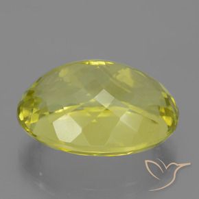 Quarzo Giallo medio naturale da 24.36 ct, Ovale, VVS