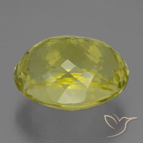 Quarzo Giallo medio naturale da 30.47 ct, Ovale, VVS