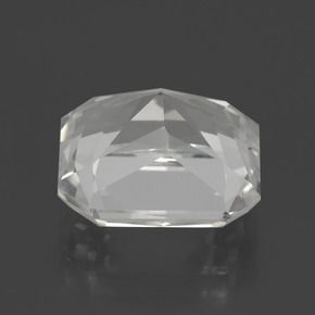 Quarzo Bianco naturale da 8.34 ct, Taglio smeraldo, VVS-VS