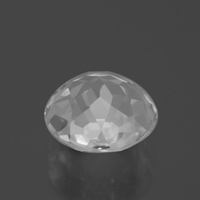 Quarzo Bianco naturale da 5.22 ct, Taglio rotondo, VVS