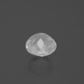 Quarzo naturale bianco da 1,84 ct, taglio rotondo, VS
