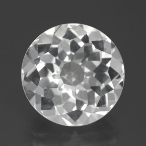 Quarzo Bianco naturale da 13.64 ct, Taglio rotondo, VVS