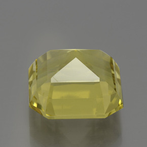 Quarzo Giallo medio naturale da 9.86 ct, Taglio smeraldo, VVS-VS