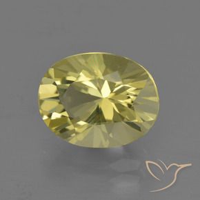 Quarzo Giallo morbido naturale da 2.73 ct, Ovale, VVS-VS