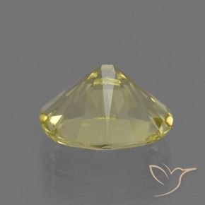 Quarzo Giallo pallido naturale da 4.27 ct, Ovale, VVS