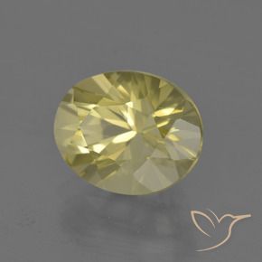 Quarzo Laguna Gialla naturale da 3.50 ct, Ovale, VVS