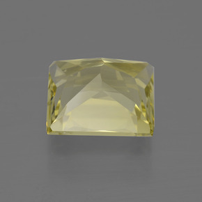 Quarzo Giallo limone naturale da 3.79 ct, Taglio a baguette, VVS