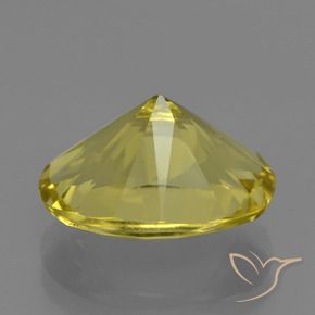 Quarzo Giallo chiaro naturale da 6.43 ct, Ovale, VVS-VS